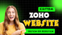 setup zoho CRM, zoho one, zoho site, zoho project management