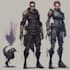 do design fantasy and cyberpunk character