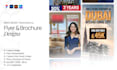 design a professional business flyer or brochure for your brand
