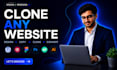 design, redesign, clone or copy wordpress website using elementor