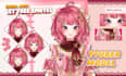 design and rig live 2d vtuber model 2dvtuber model vtuber commission 2d anime