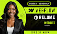 design or redesign your webflow website using relume library webflow cms