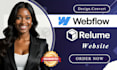 design or redesign your webflow website using relume library webflow cms