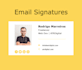 do professional custom email signatures