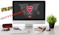 develop vpn app with an amazing admin panel