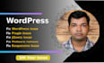 fix wordpress, bug fixing, acf, elementor pro, ecommerce