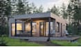 create 3d models tiny house, modular homes, container house