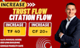 increase majestic trust flow tf 30 tf 40 cf  skyrocket ranking