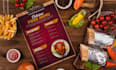 provide menu design restaurant menu food menu design