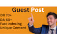 make 5 dofollow guest posts on high da high traffic sites using white hat