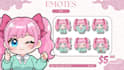 draw twitch emotes, animated emotes chibi emotes, discord emoji