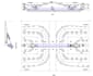 draw 2d hydraulic structure views using autocad