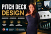 design pitch deck, investor deck and business presentation