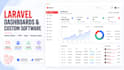 build a custom laravel dashboard, admin panel or business application