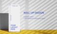 design a clean and modern roll up banner