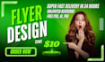 design anything for social media posts, flyer, brochure using canva or photoshop
