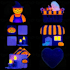 create custom cartoon style 3d icons for apps and websites