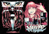 make illustration with dark gothic manga style