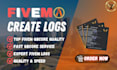 create custom fivem logs script development