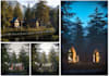 provide realistic rendering for house, cabin, tiny house