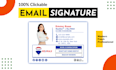 make a clickable HTML email signature for gmail, apple mail, outlook