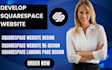build squarespace website, redesign squarespace website, update squarespace site