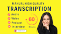 transcribe audio and video transcription