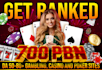 create 700 homepage dofollow da 50 plus SEO backlinks