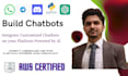 create ai chatbot whatsapp discord telegram chatbot for you