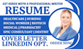do expert healthcare, pharmacy, childcare, fitness, rn, and slpa resume writing