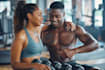create ai photos for gym workouts and exercise  websites
