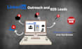 linkedin outreach and b2b lead