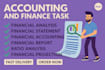 do accounting and finance task financial analysis, financial statement