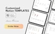 build a customized and an advanced notion template