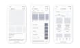 design clean and best wireframe for your mobile app