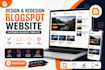 design, redesign blogspot website and customize blogger template