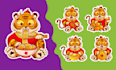 draw cartoon characters illustrations and stickers