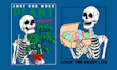 draw cool skeleton or skull for your merch, or project