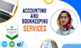 do accounting  bookkeeping in quickbooks, xero, wave freshbooks, and zohobooks