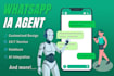 develop a whatsapp ai agent with gemini, gpt, crm and apis