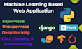 create a machine learning based web application