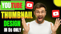 design catchy and custom youtube thumbnail