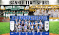 design baseball and softball team banner your name custom