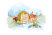 draw cute illustration for children book