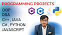do projects in linux c programming cplusplus java python javascript
