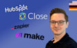 give you automation consulting in close io, make, zapier