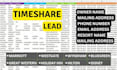 provide bulk timeshare owner leads