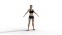do 3d animated fashion show