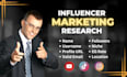 find best instagram, tiktok and youtube influencer list