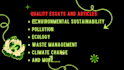 do climate change, environmental sustainability, engineering and ecology
